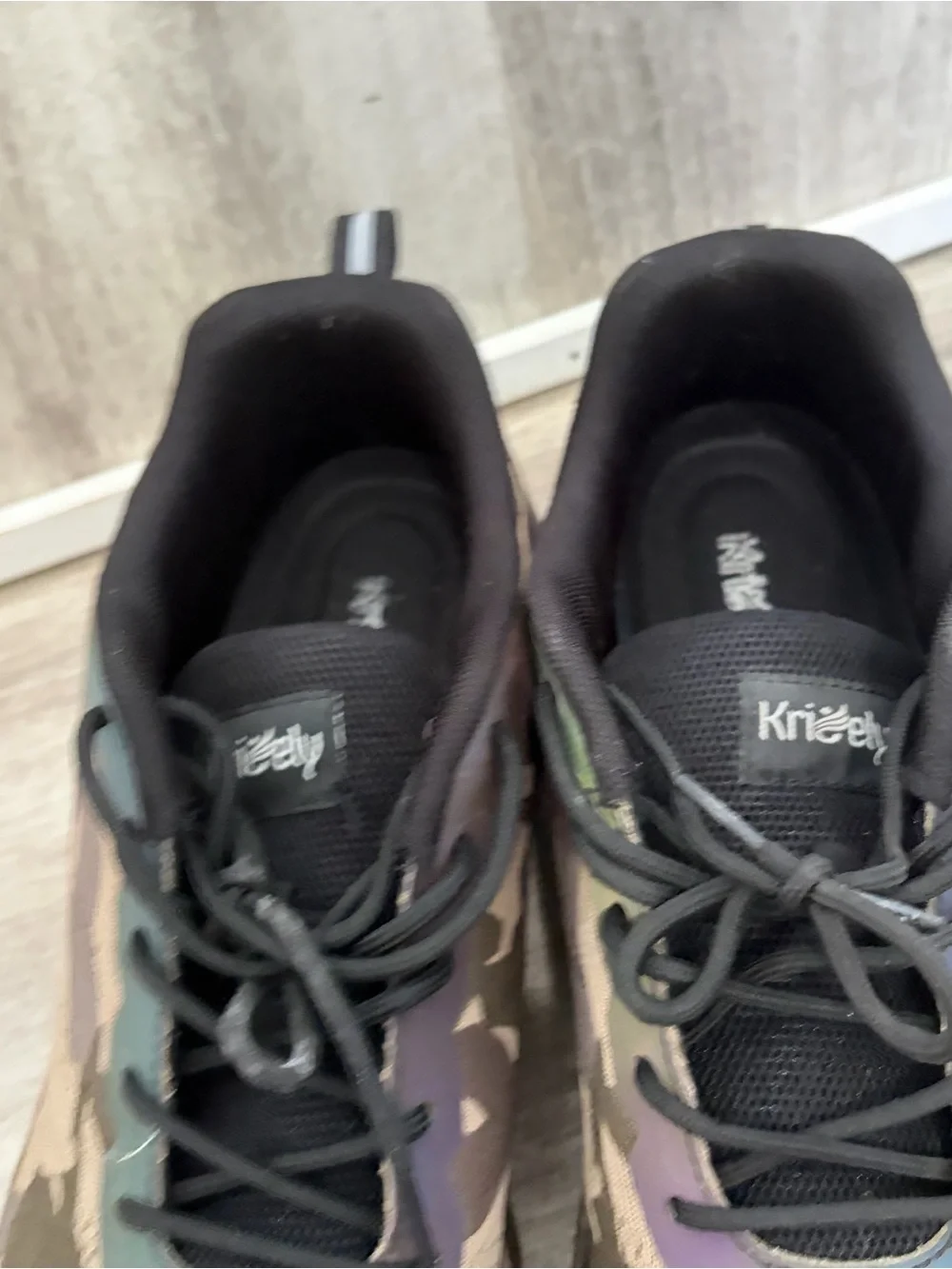 Kricely camouflage trail running shoes Men 48 Hiking Nature Sneaker